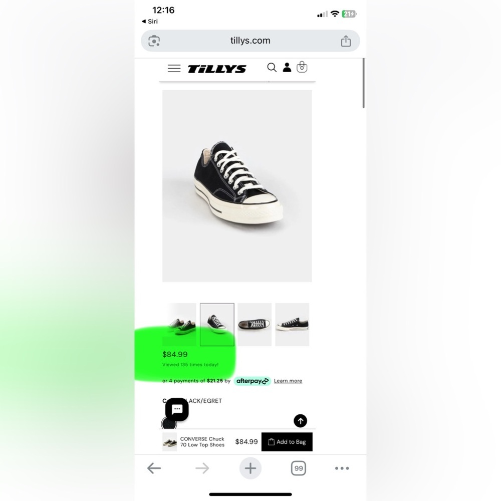 Converse Canvas Black - Picture 2 of 11